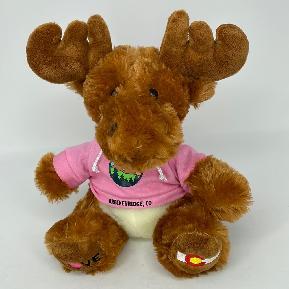 Breckinridge Colorado Moose Plush Stuff Animal I ❤️C